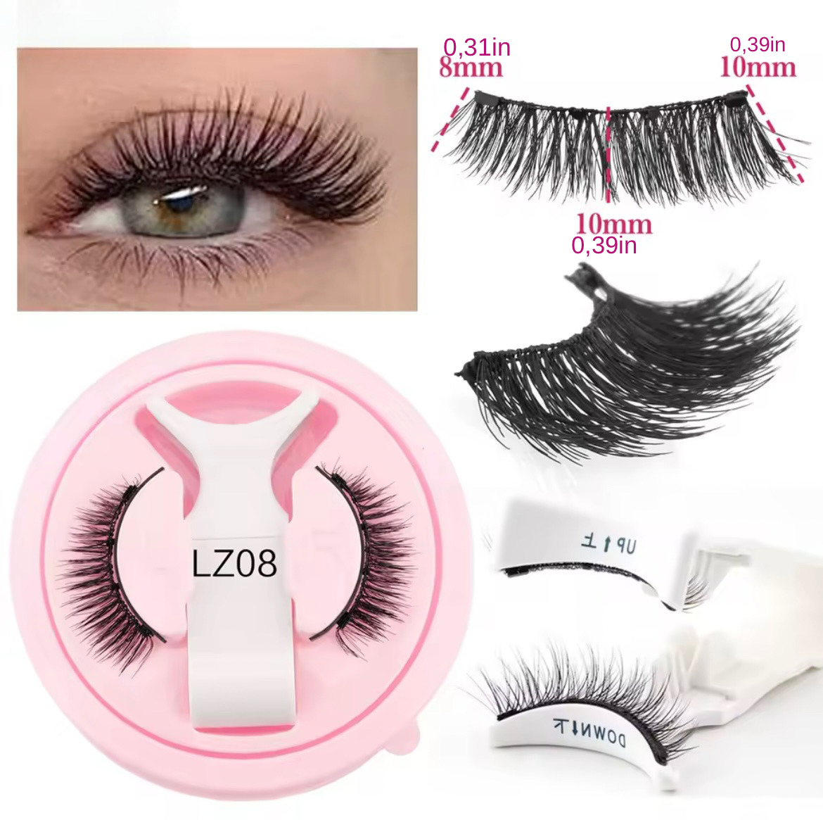 Magnetic Faux Mink Lashes Set