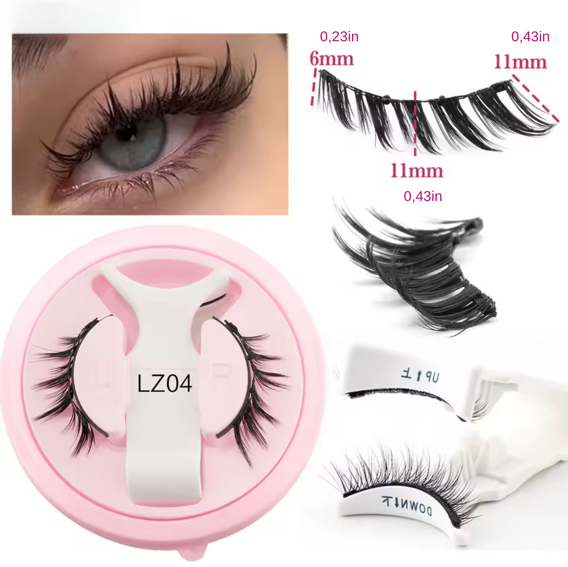 Magnetic Faux Mink Lashes Set