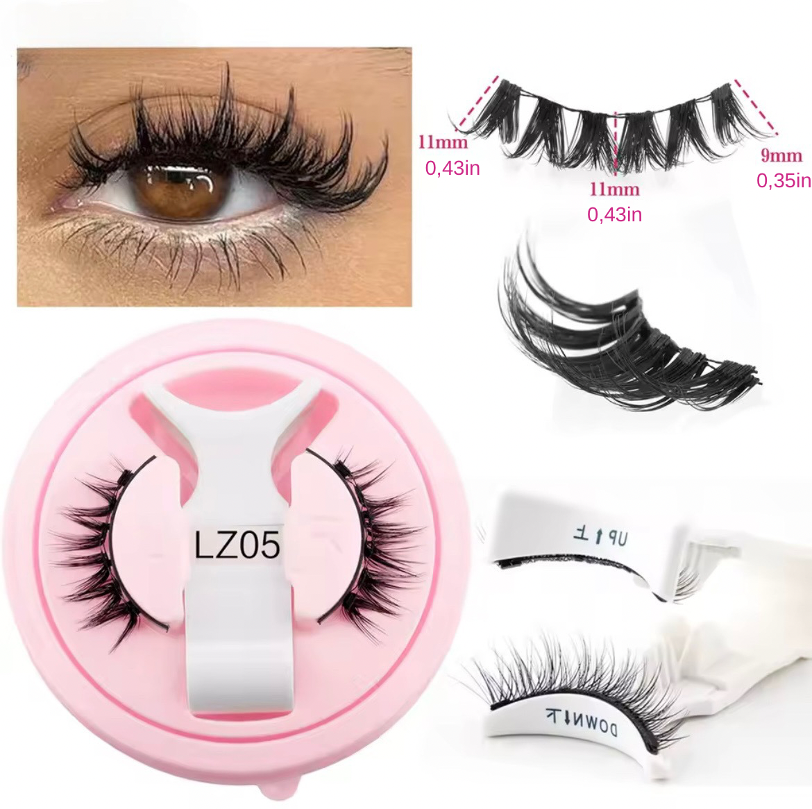 Magnetic Faux Mink Lashes Set