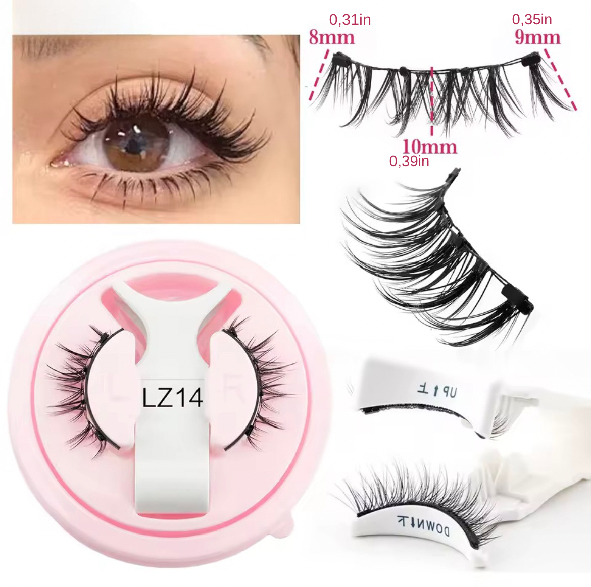 Magnetic Faux Mink Lashes Set