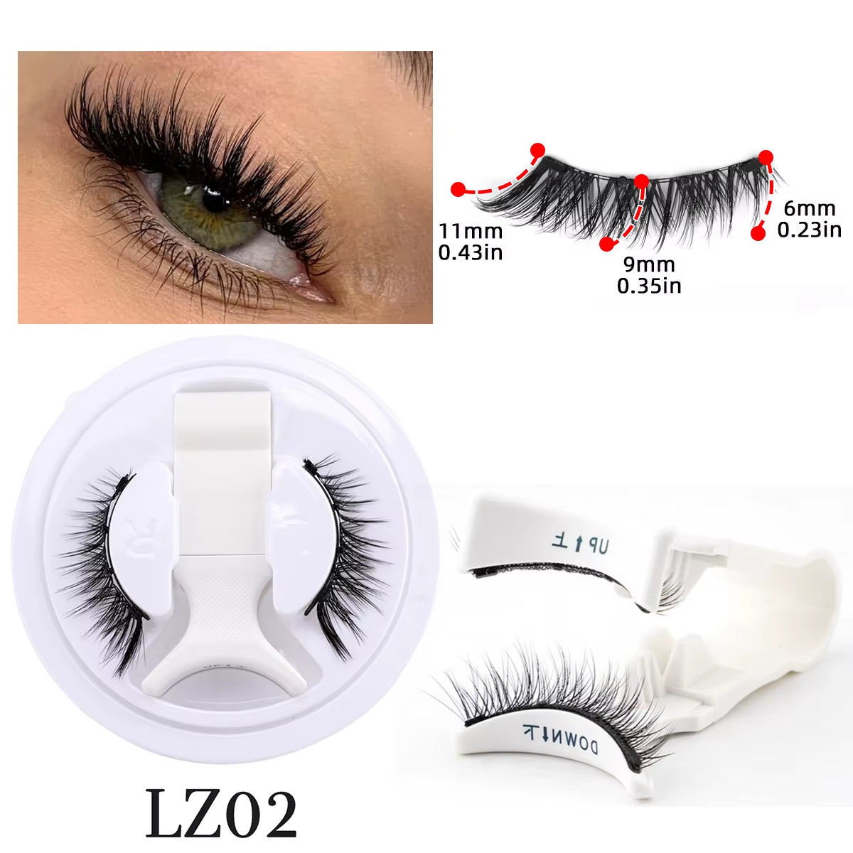 Magnetic Faux Mink Lashes Set