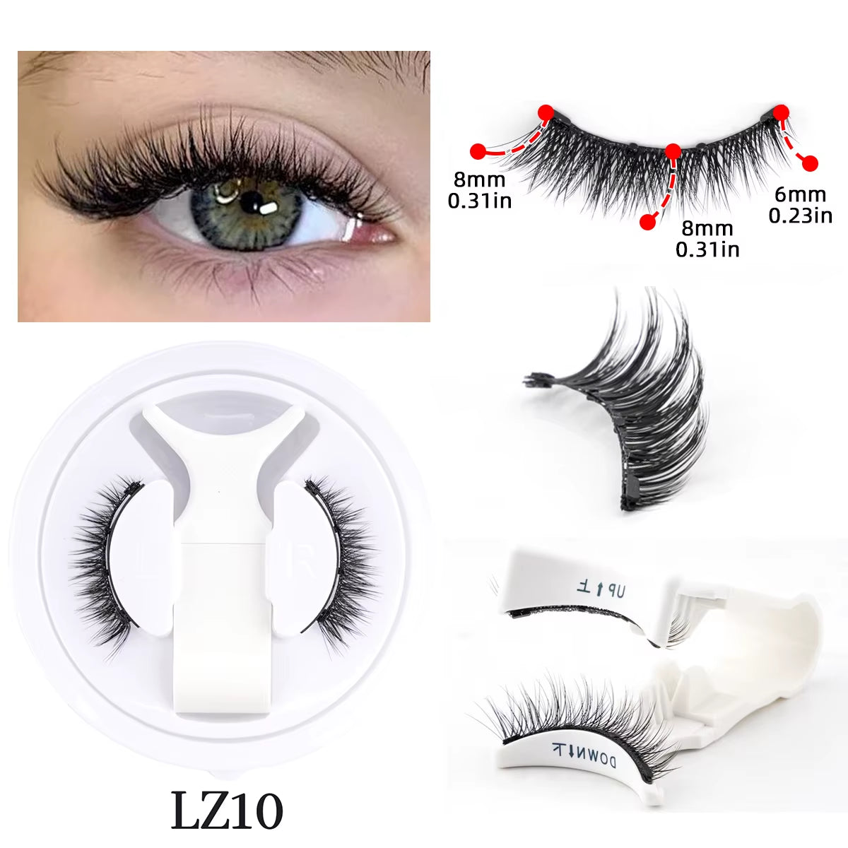 Magnetic Faux Mink Lashes Set